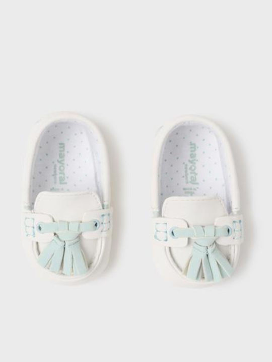 Mayoral Baby Moccasins White