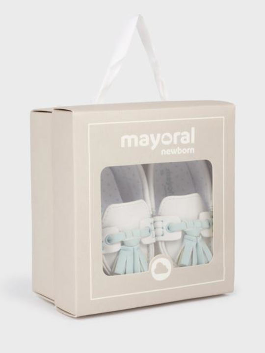 Mayoral Baby Moccasins White