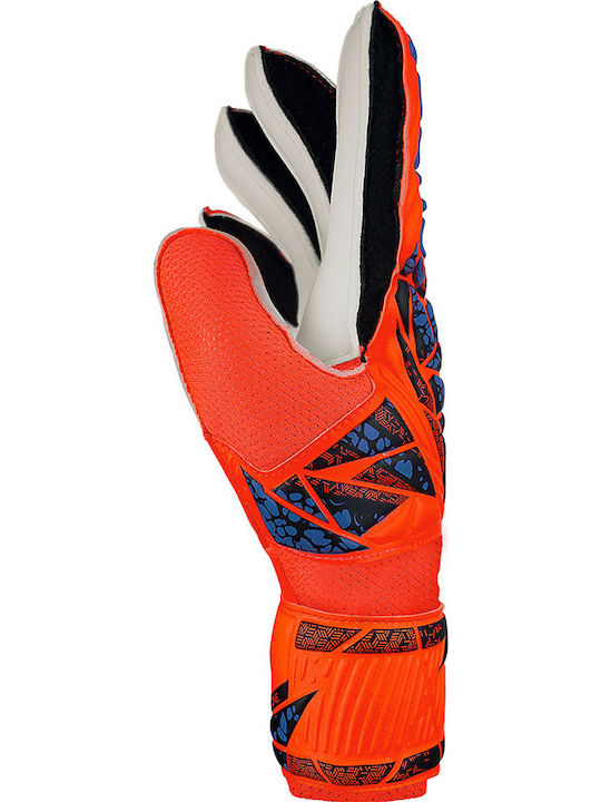 Reusch Attrakt Infinity Solid Kids Goalkeeper Gloves Orange