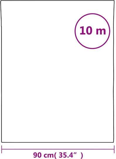 vidaXL Aufkleber Anzeige Büro 90cm x 10m White 155827 1Stück