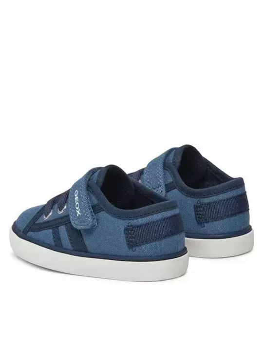 Geox Kids Sneakers B Gisli Sneaker Anatomic with Scratch Blue