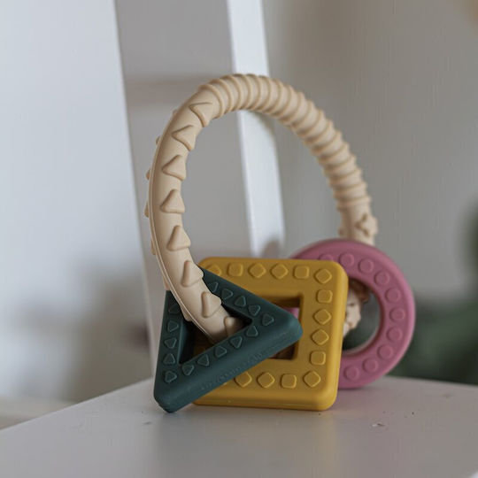 Petite & Mars Inel Dentar Fără BPA Din Silicon Pentru 0 Luni+