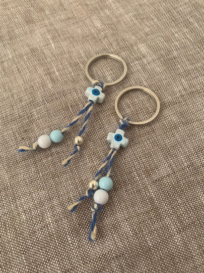 Nst Nastasia Christening Charm Keychain Blue 50 Pieces