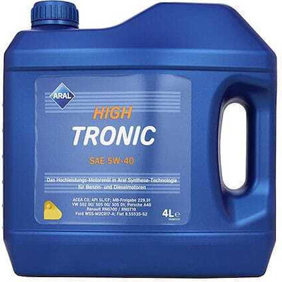 Aral Sintetic Ulei Auto Tronic Sae 5W-40 B4 / LL 4lt