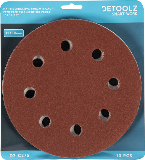 Detoolz Exzenterschleifer Blatt K120 180x180mm Set 1Stück