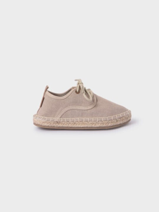 Mayoral Παιδικές Espadrilles mit Schnürsenkeln Beige