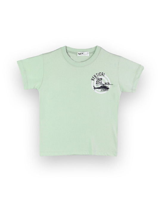 Nek Kids Wear Παιδικό Σετ με Σορτς Πράσινο 2τμχ