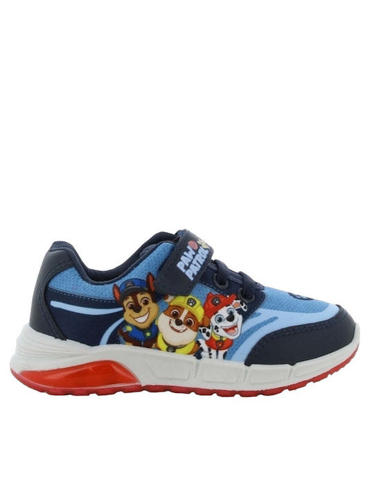 Nickelodeon Kids Sneakers Anatomic with Scratch & Lights Blue