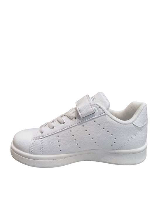 Avenue Παιδικά Sneakers με Σκρατς Λευκά