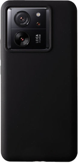 Idol 1991 Silicone Plastic Waterproof Black Back Cover for Xiaomi 13T / 13T Pro