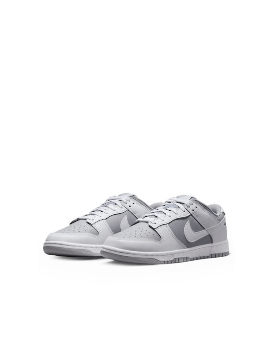 Nike Dunk Low Γυναικεία Sneakers White Grey