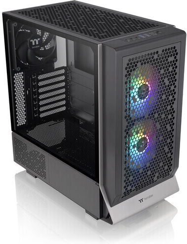 Thermaltake Ceres 330 TG ARGB Gaming Midi Tower Computer Case with Side Window Black