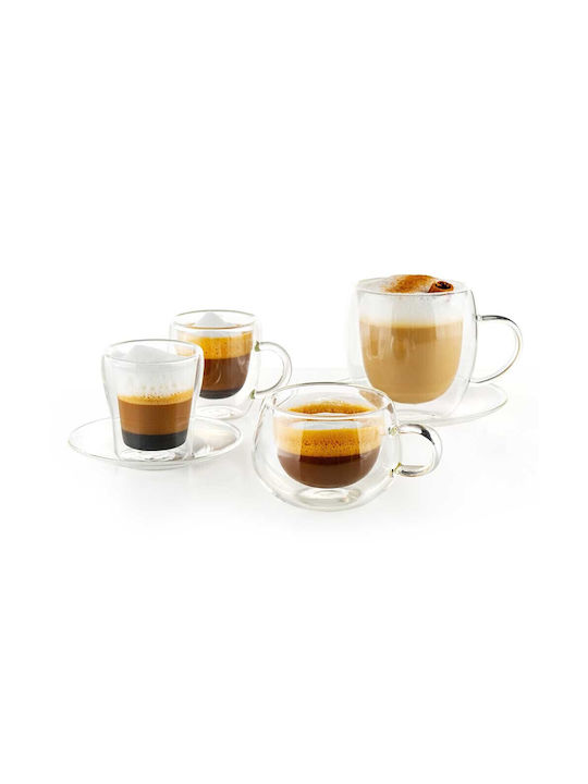 Luigi Ferrero Set of Cups Tea Glass Brown 250ml 2pcs