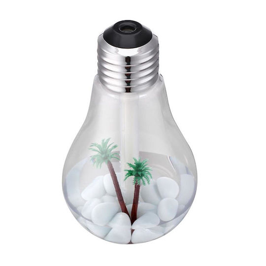 Colorful Bulb Umidificator în culoarea Gri 400ML
