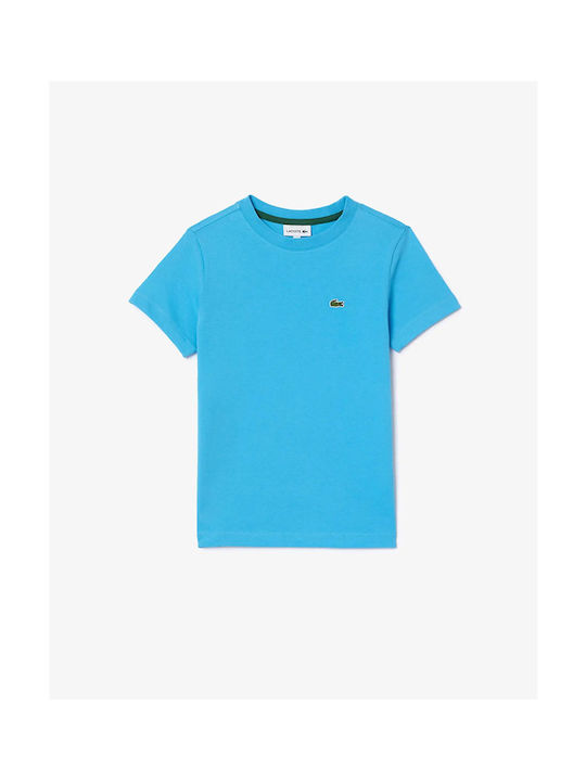 Lacoste Tricou pentru copii Albastru deschis