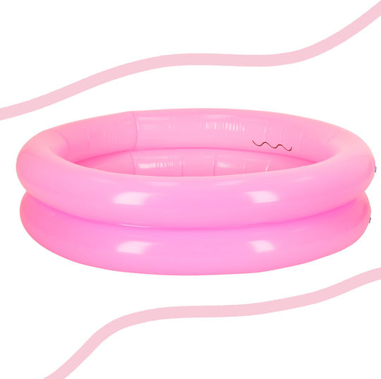 Bestway Kinder Rundes Schwimmbecken PVC 21l Aufblasbar Rosa