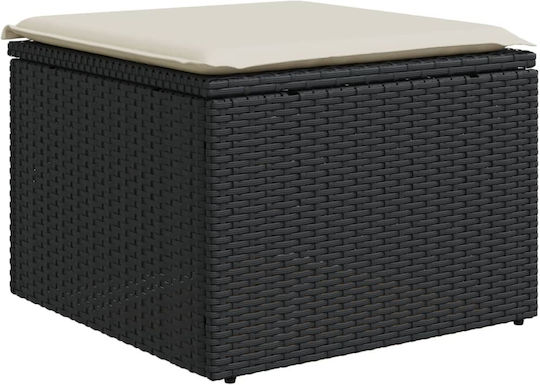 Σκαμπό Rattan 55x55x37cm