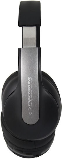 Esperanza EH240 Bluetooth Wireless Over Ear Headphones with 7 hours of Operation Black
