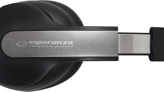 Esperanza EH240 Bluetooth Wireless Over Ear Headphones with 7 hours of Operation Black