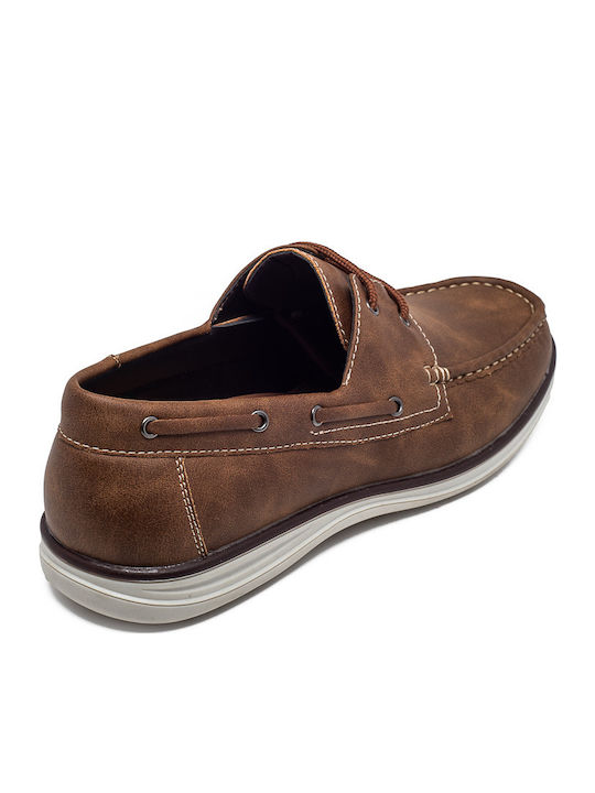 Men's Boat Shoes Tabac Brown