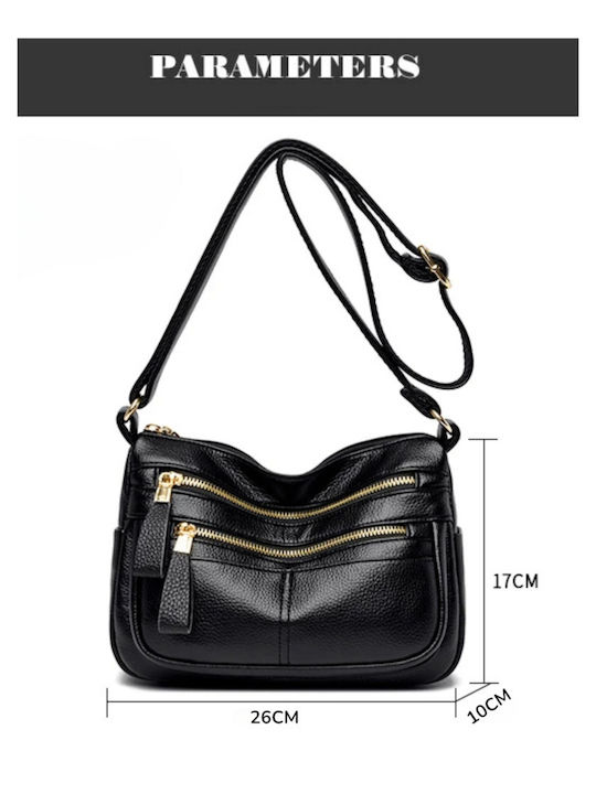 Damentasche Schultertasche Schwarz