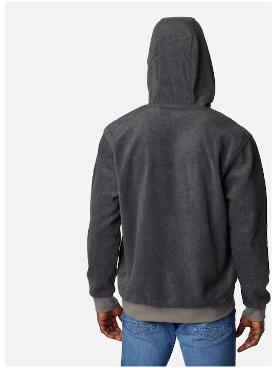 Columbia Steens Mountain Men's Sweatshirt with Hood and Pockets Charcoal