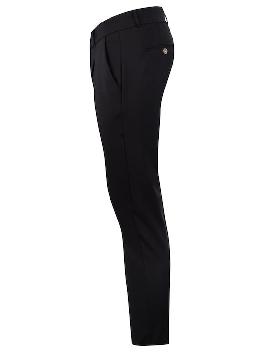 Gianni Lupo Men's Trousers Elastic Black