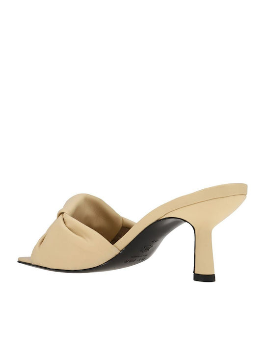 Leder Sandalen Beige