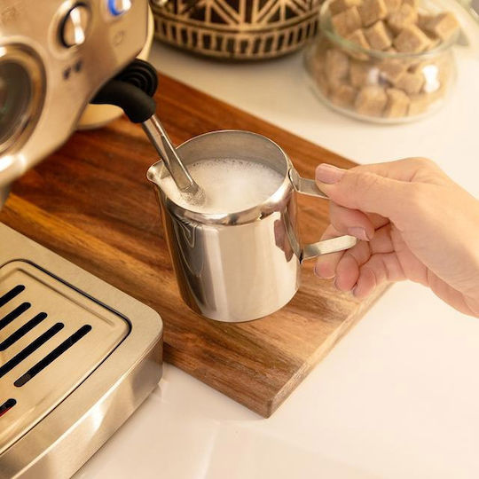 Cecotec Power Espresso 20 Barista Mini Μηχανή Espresso 1465W Πίεσης 20bar Ασημί 01982