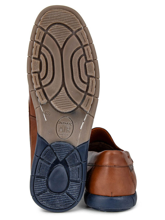 Men's Leather Moccasins Tabac Brown