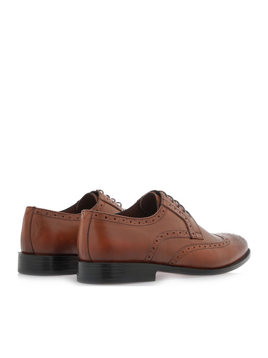 Men's Leather Oxfords Tabac Brown