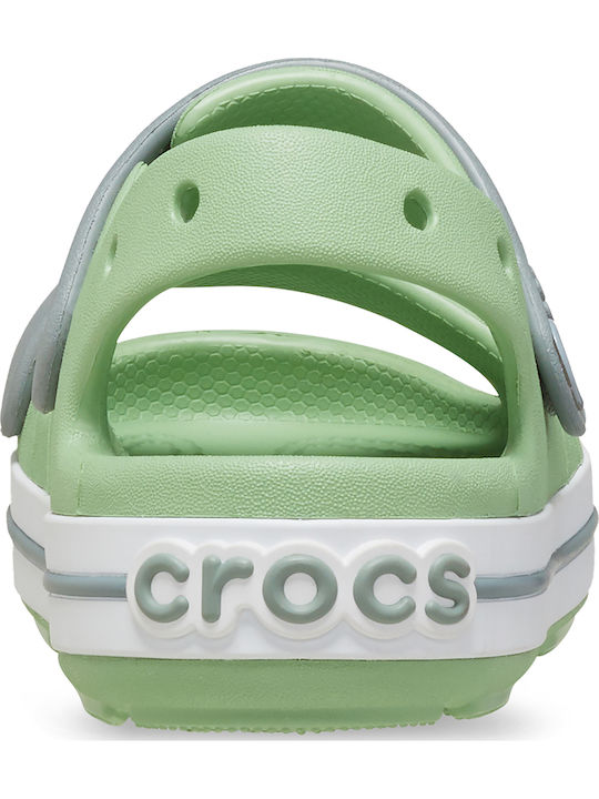 Crocband Children's Anatomical Beach Shoes Green Fair Green / Dusty Green