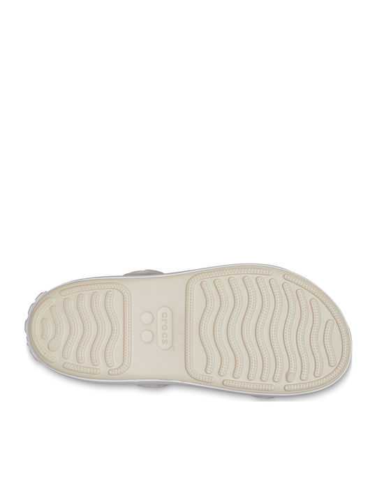 Crocband Children's Anatomical Beach Shoes Beige
