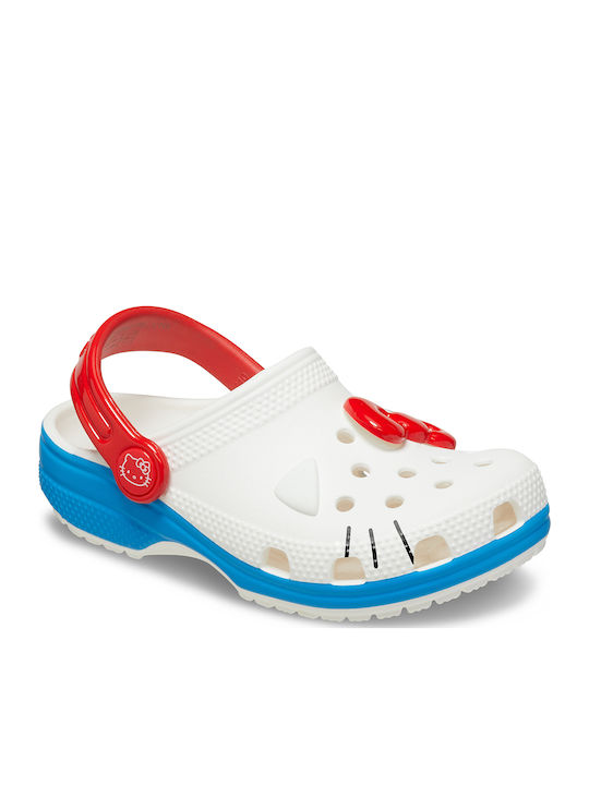 Classic Hello Kitty Children's Anatomical Beach Shoes White