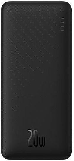 Baseus Airpow Power Bank 10000mAh 20W с USB-A порт и USB-C порт Power Delivery Черен