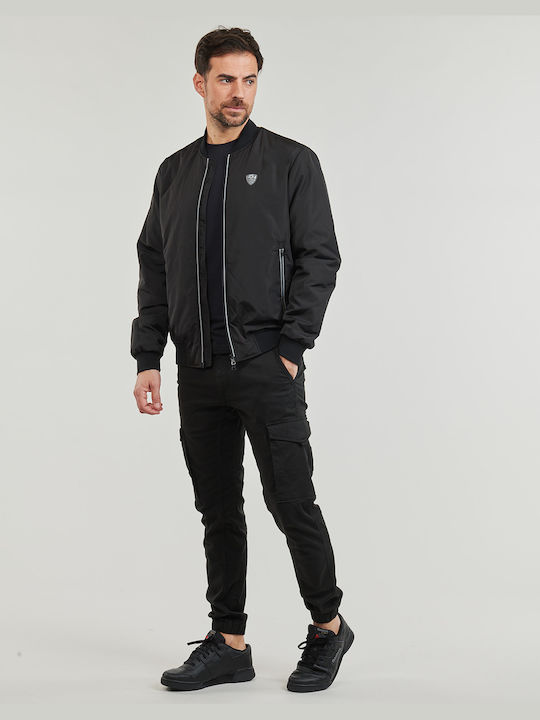 Emporio Armani Geacă pentru bărbați de iarnă Bomber BLACK