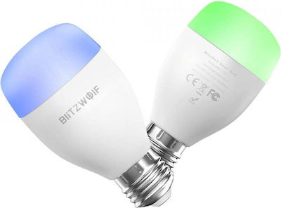 BlitzWolf Bec inteligent LED 9W pentru Soclu E27 RGB 850lm Reglabil în intensitate