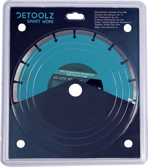 Detoolz Δίσκος Κοπής Δομικών Υλικών 230mm