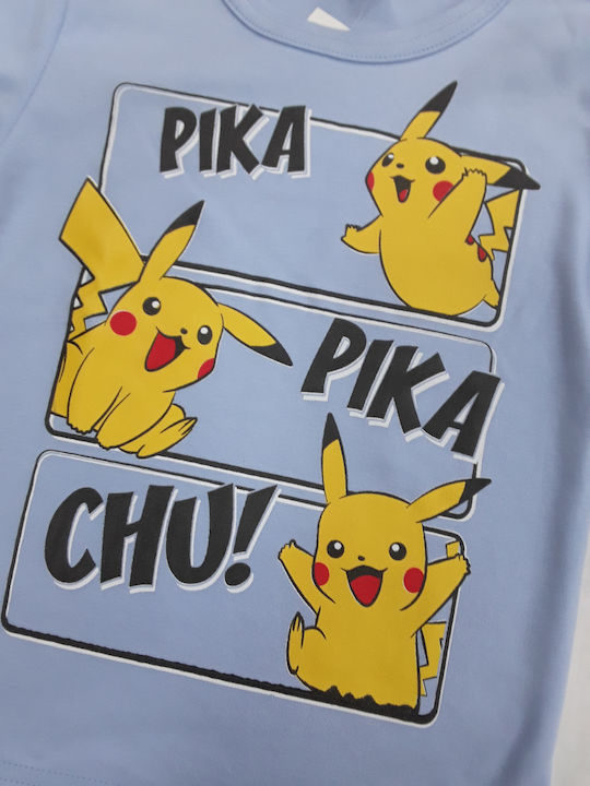 Παιδικό Σετ με Παντελόνι Χειμερινό 2τμχ Blue Pika