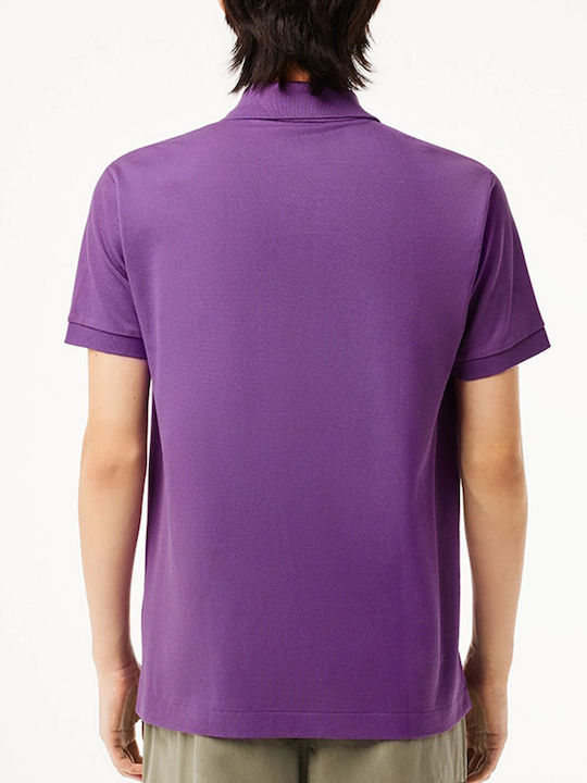 Lacoste Polo Short Sleeve Blouse Purple