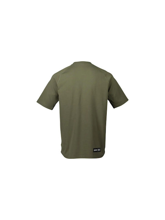Poc Tricou De Ciclism Pentru Bărbați Cu Mâneci Scurte Verde