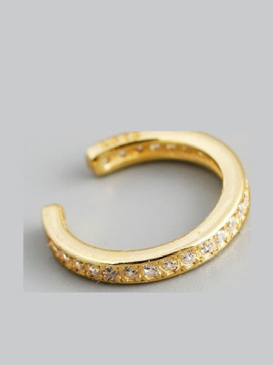 Copper Earrings Fashionable Classic K14 Gold