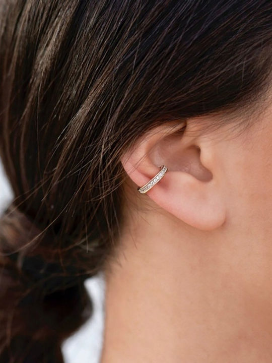Copper Earrings Fashionable Classic K02 Gold