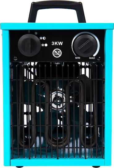 Detoolz Industrielles Elektro-Luftheizgerät 3kW
