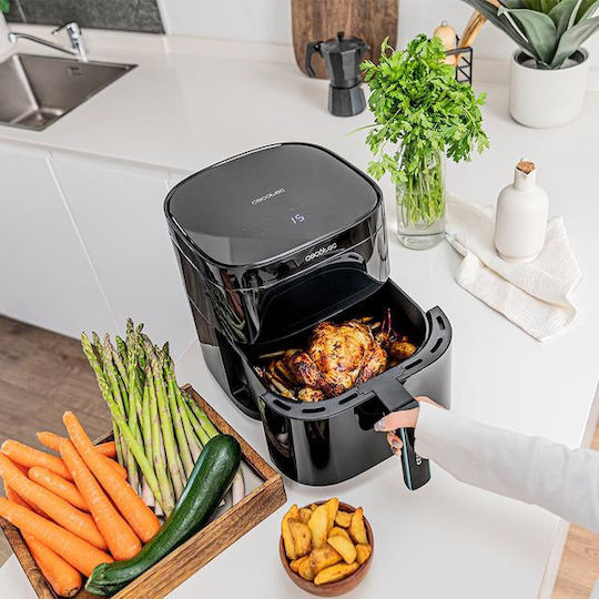 Cecotec Cecofry DuoHeat 6000 Air Fryer 6lt Μαύρο