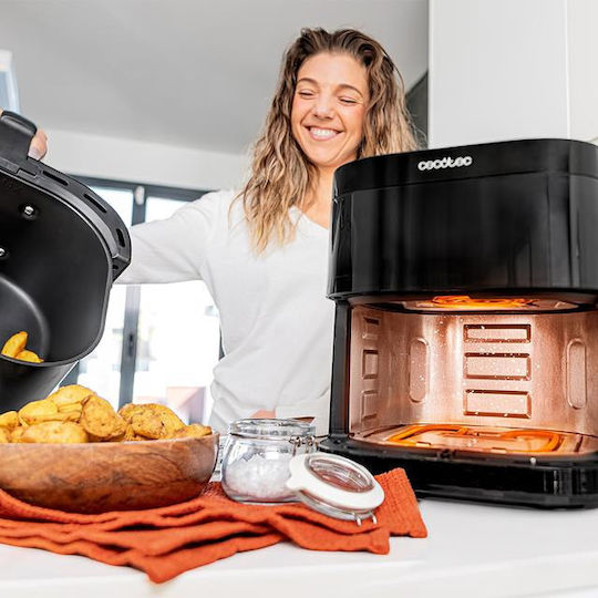 Cecotec Cecofry DuoHeat 6000 Air Fryer 6lt Μαύρο