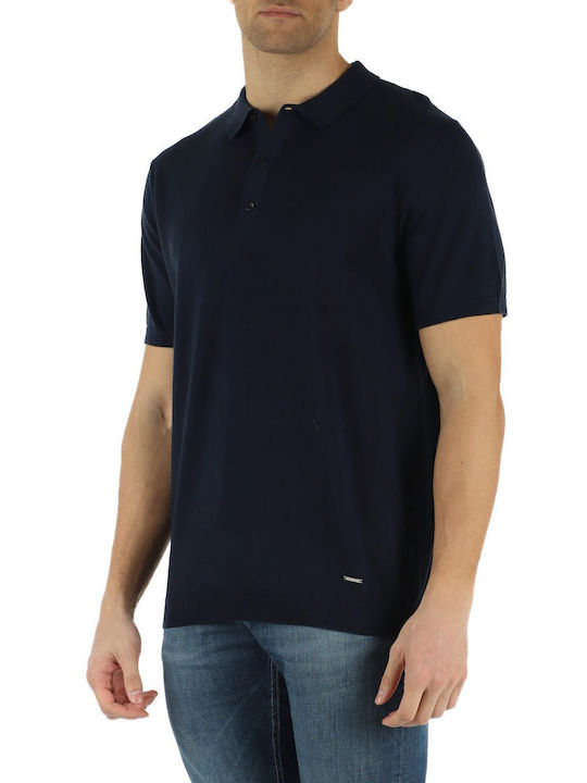 Polo Kurzarmbluse Blue