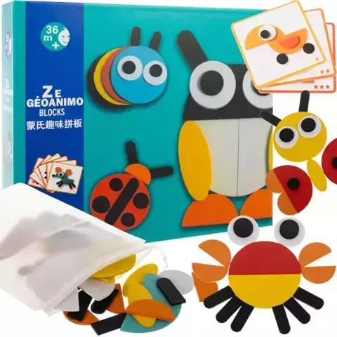 Ξύλινο Παιδικό Puzzle Σφηνώματα 29pcs Kruzzel