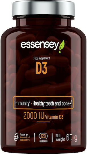 Essensey Nutrition D3 2000iu (120 Caps)