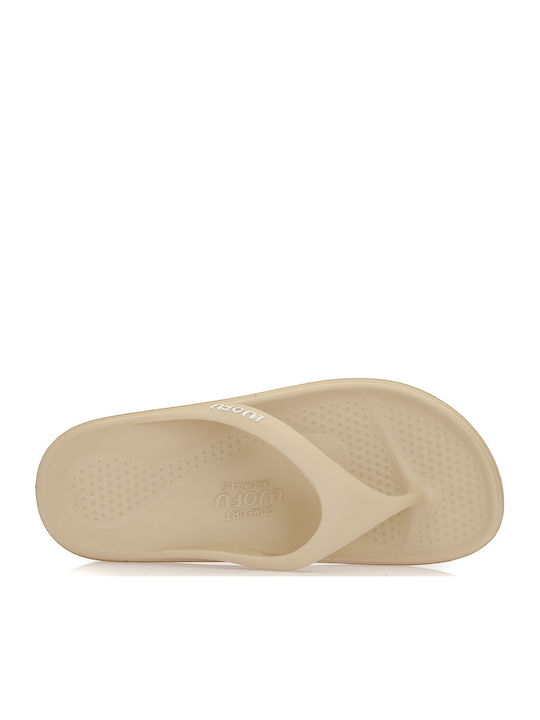 Women's Flip Flops Beige